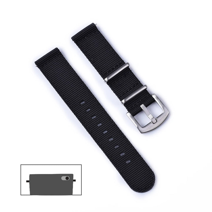 NATOBELT Nylon Sailcloth Strap 18mm 20mm 22mm Spring Military Quick Release Watchband For Watch Accessories Replacement Bracelet