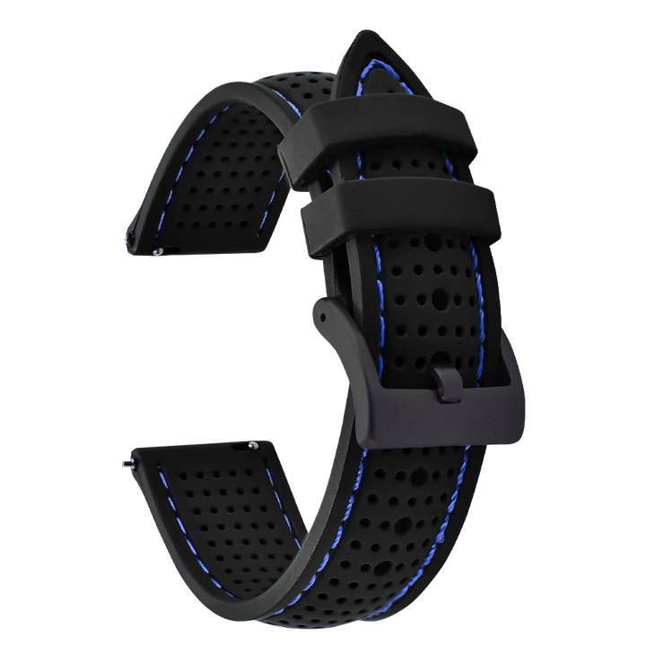 NATOBELT Soft Porous Rubber Watch Strap – Quick Release (18-22mm)