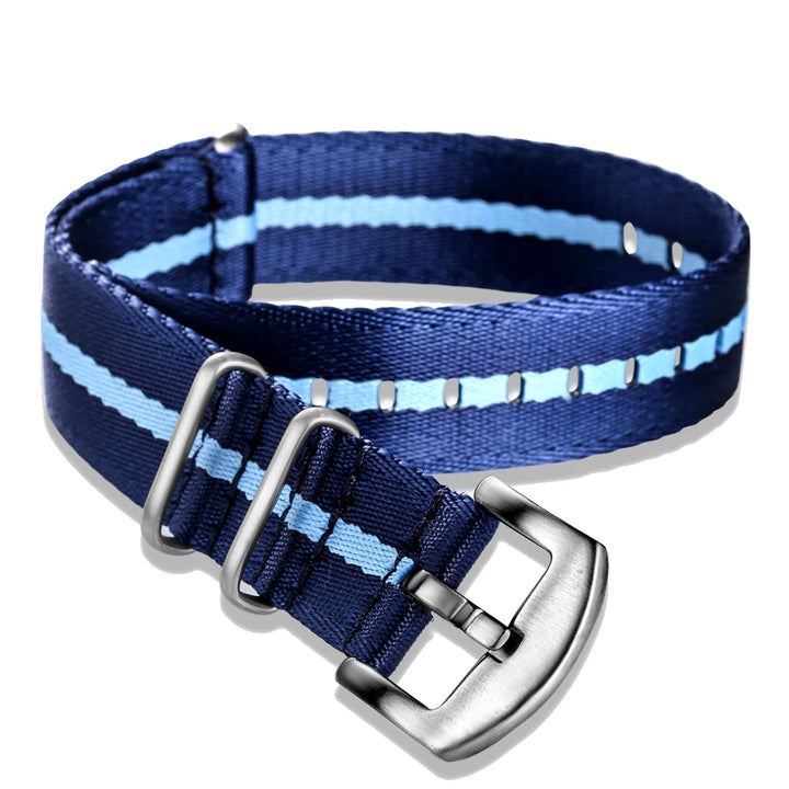 HEMSUT Nylon One-Piece Quick-Drying Watch Strap 18-24mm