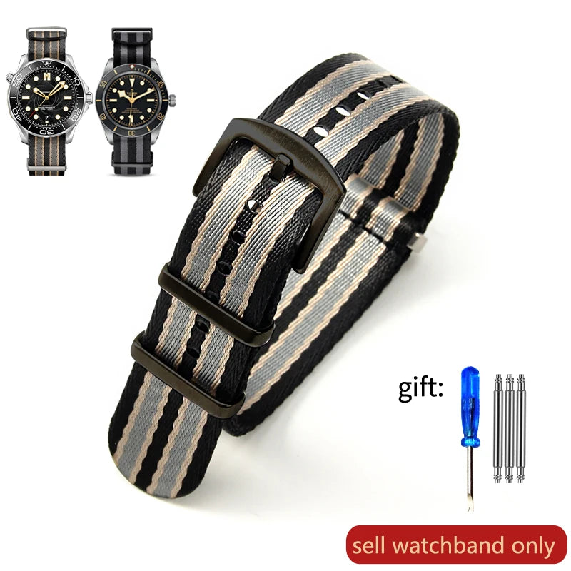Breathable Nylon NATO Strap 20/22mm