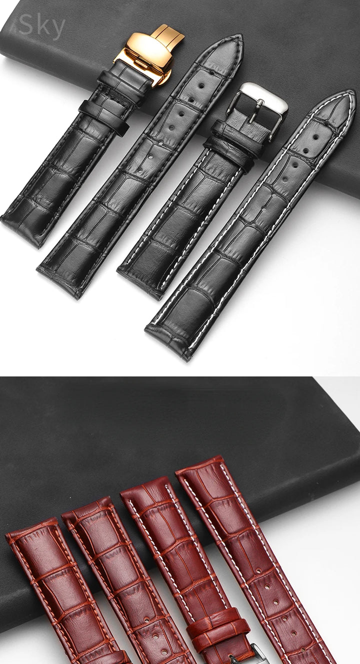 Genuine Leather Watch Strap for Tissot Le Locle T41 (1853)
