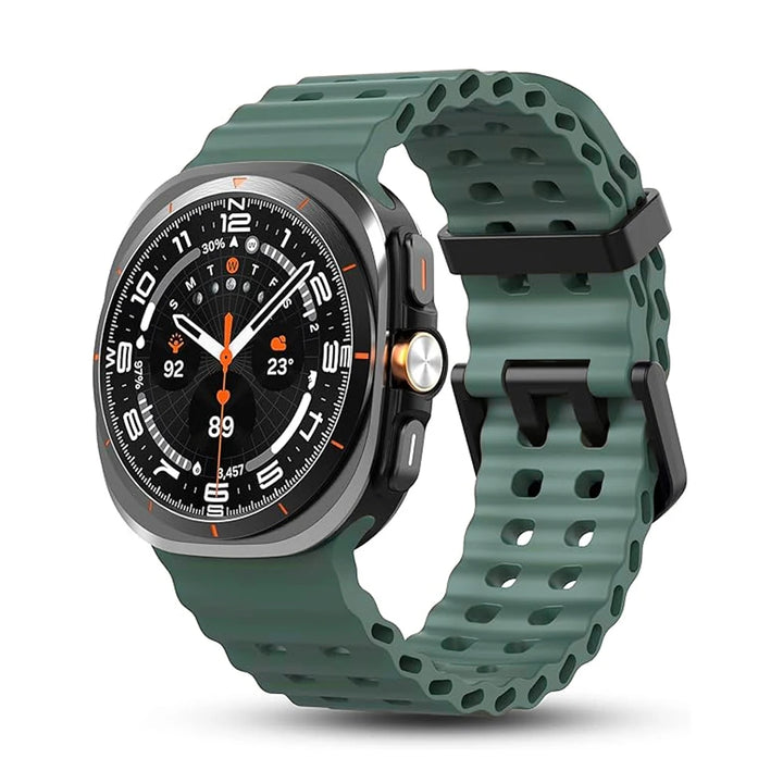 Marine Silicone Samsung Galaxy Watch Strap – 47mm Sport for Galaxy Watch 7 Ultra