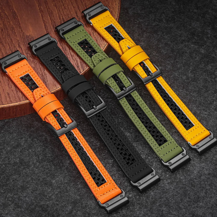 HEMSUT Nylon QuickFit Watch Strap – 20/22/26mm for Garmin Fenix, Tactix, MARQ, Quatix