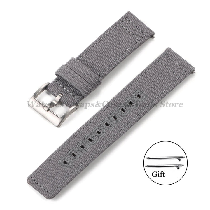 18mm 20mm 22mm Nylon Quick Release Watch Band Replacement Canvas Fabric Sport Strap for Seiko for Omega for Military Style Bands