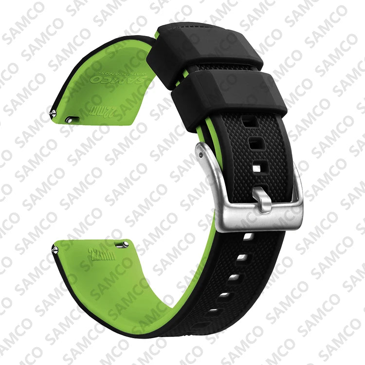 Premium Silicone Quick-Release Watch Band 18/20/22mm