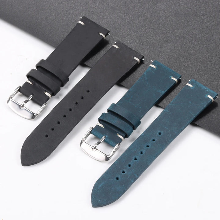 Calfskin Genuine Leather Watchbands Quick Release Watch Band 18mm 20mm 21mm 22mm 24mm Smartwatch Strap Brown Watches Accessories