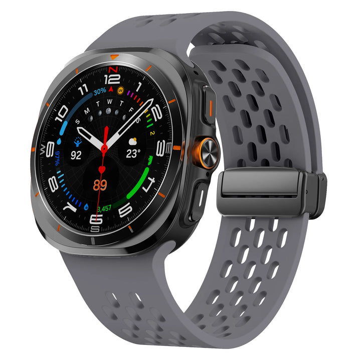 Breathable Silicone Magnetic Strap for Samsung Galaxy Watch Ultra 47mm