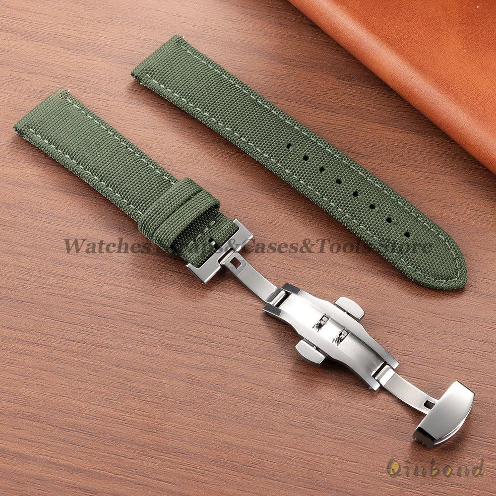 Quick Release Sailcloth Strap (20–22mm) – Military Sport