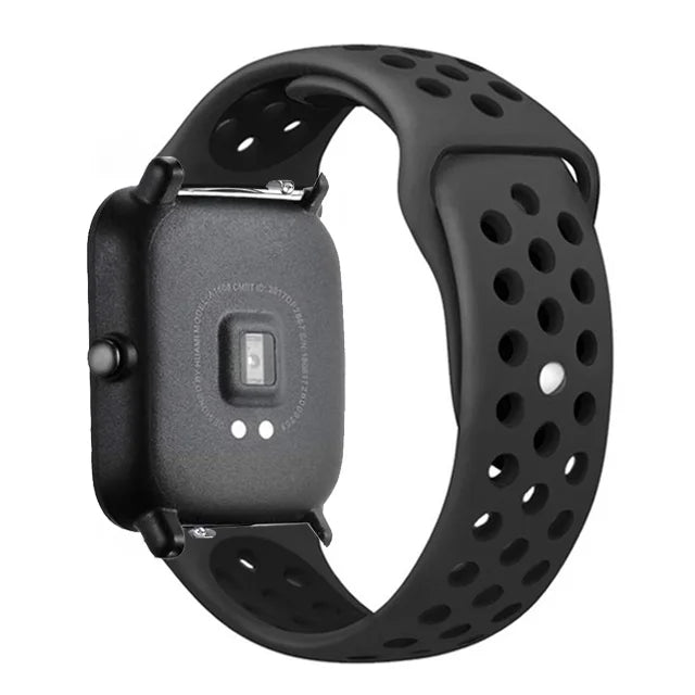 20mm/22mm Silicone band For Amazfit GTS 4/3/2/2e/2 4 Mini GTR 4/2/3 Pro/47mm/stratos 3 Watch Bracelet correa Amazfit bip 6 strap
