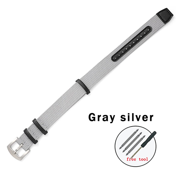 Nylon Leather Strap 20mm 22mm Watchband Genuine Leather Weave Replacement Bracelet for Hamilton Khaki Field Wristband Sport Band