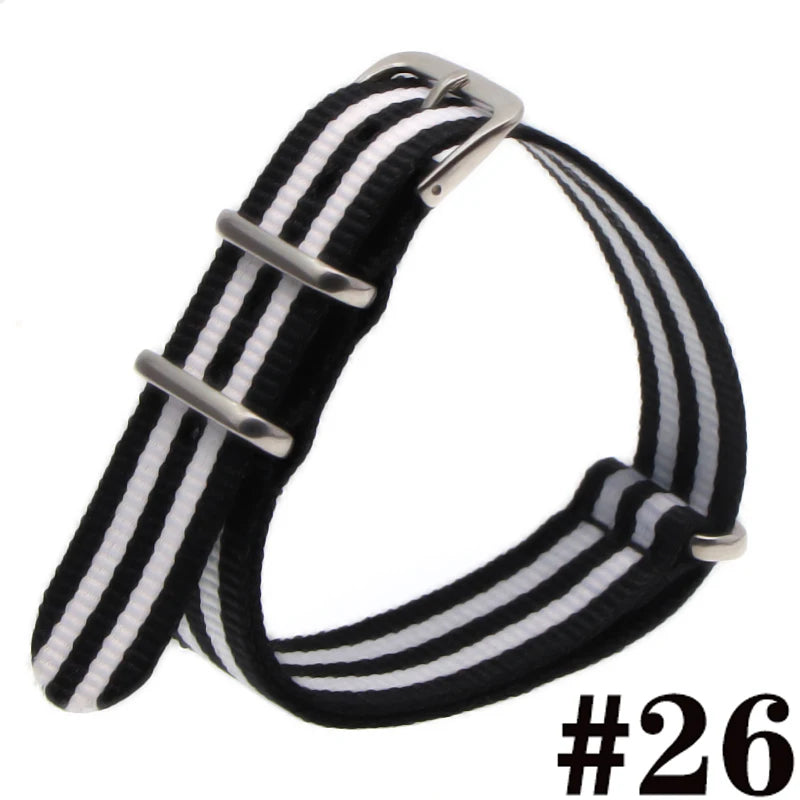 Waterproof Nylon Watch Strap (16-22mm)