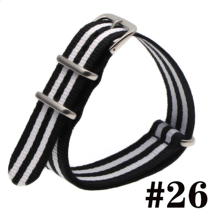Waterproof Nylon Watch Strap (16-22mm)
