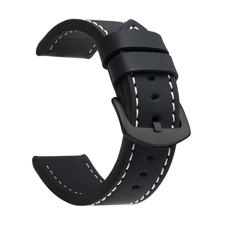 SAMCO Vintage Leather Watch Band 18–24mm