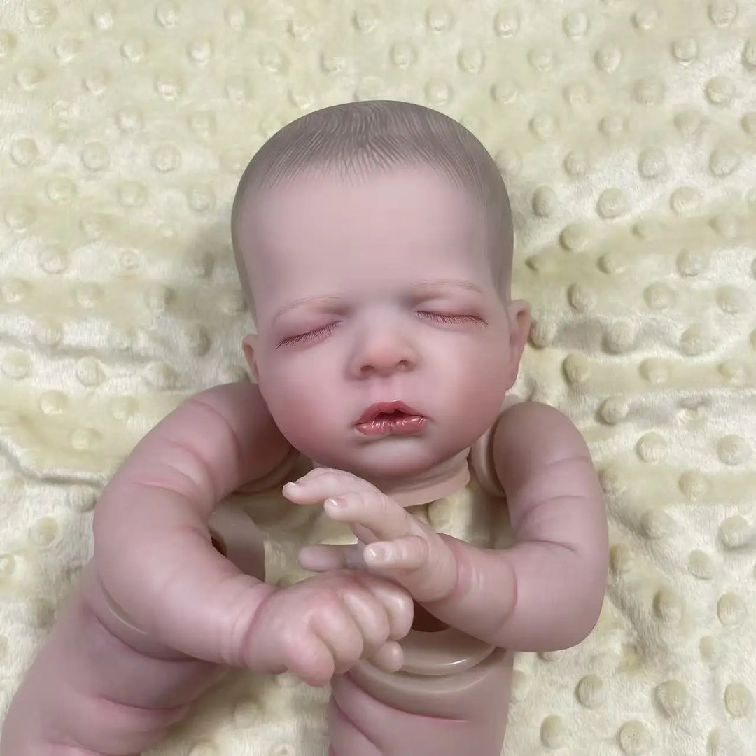 20″ Luisa Painted Reborn Doll Kit – Vinyl & Cloth Body, Rooted Eyelashes (DIY)