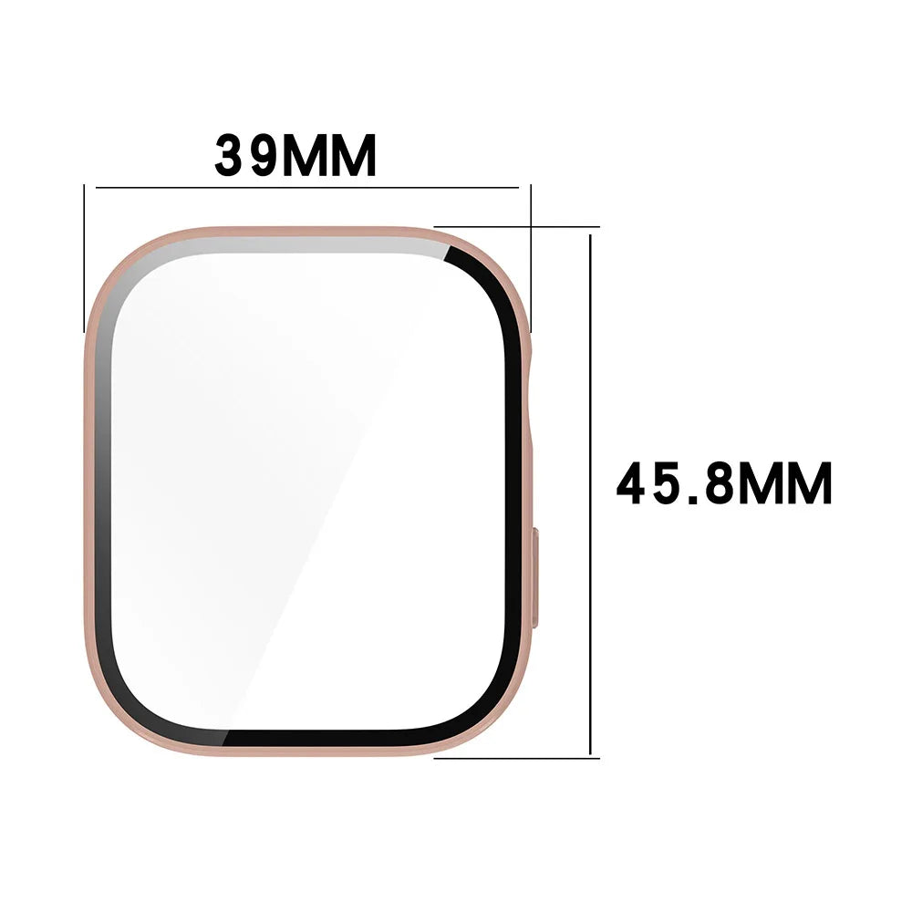 PC+Glass Screen Protector Case for Huawei Watch Fit 3