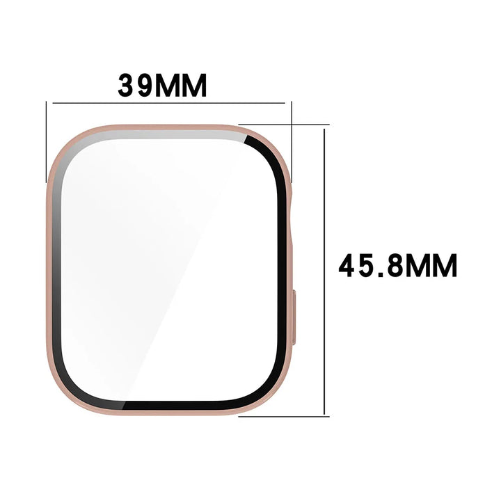 PC+Glass Screen Protector Case for Huawei Watch Fit 3