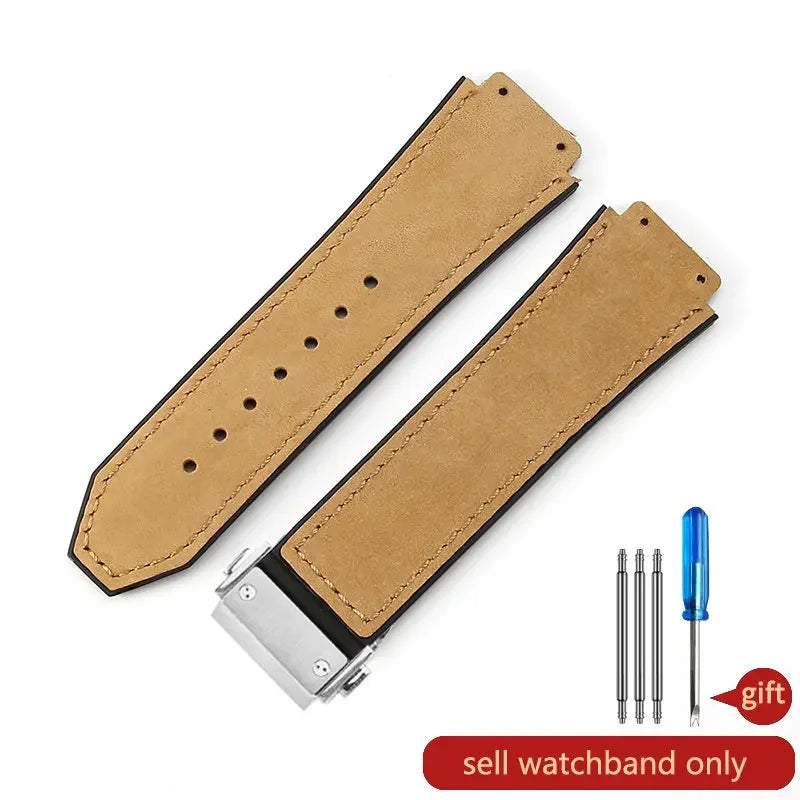 Hublot Big Bang Yuki Leather Watch Strap – Waterproof Suede, Durable