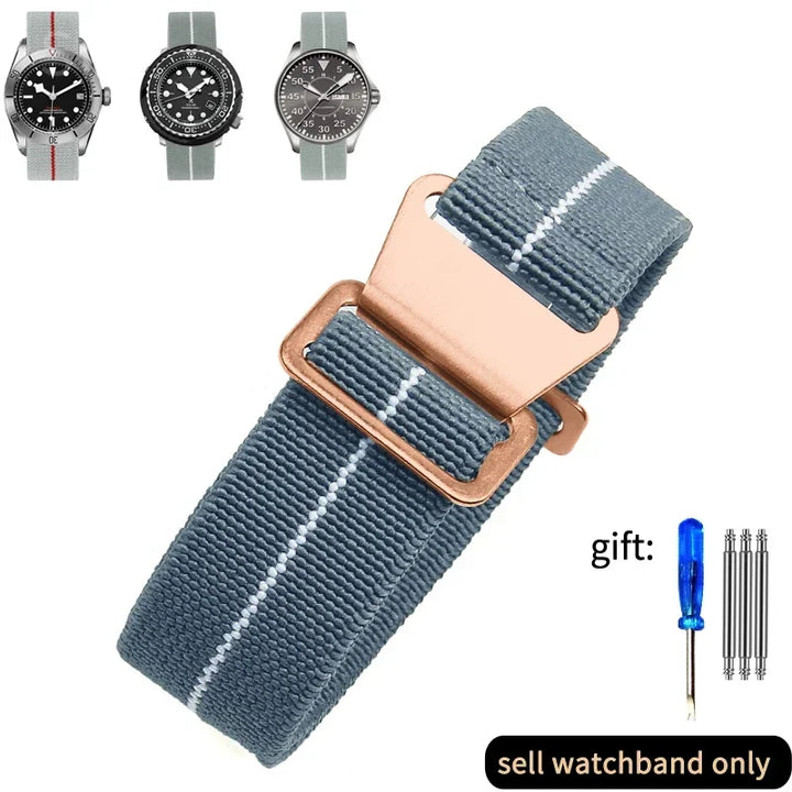 French Army Nylon Watch Band 18–22mm