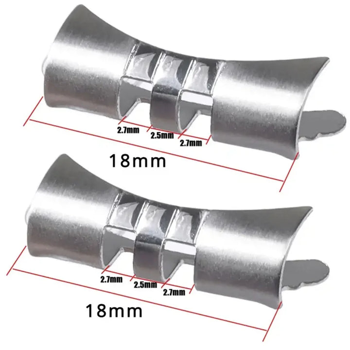 Curved Flat End Stainless Steel Link Adapter 18–22mm for Seiko SKX007/009