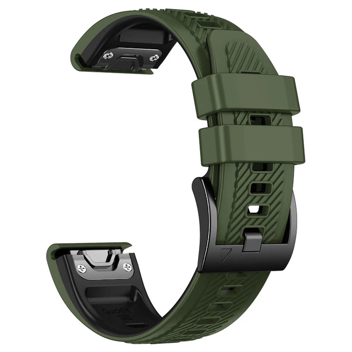 QuickFit Silicone Watch Strap 22/26mm for Garmin Fenix, MARQ, Epix & D2 Series