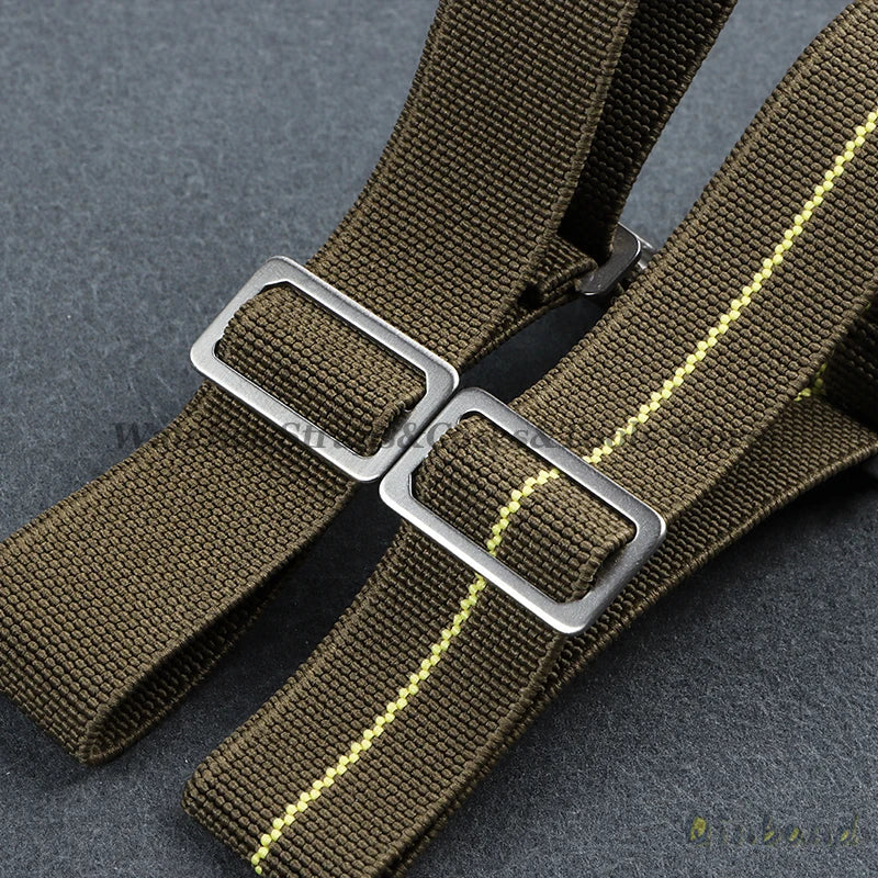 Elastic Nylon Watch Band for Seiko for Omega Sports Bracelets 18mm 20mm 22mm for Huawei Watch GT5/GT4/GT3 Parachute Watch Straps