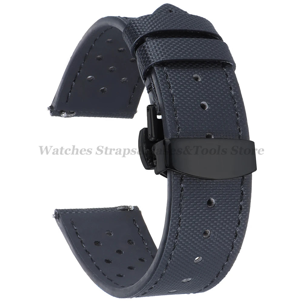 Sailcloth Nylon Watch Strap – 18-22mm