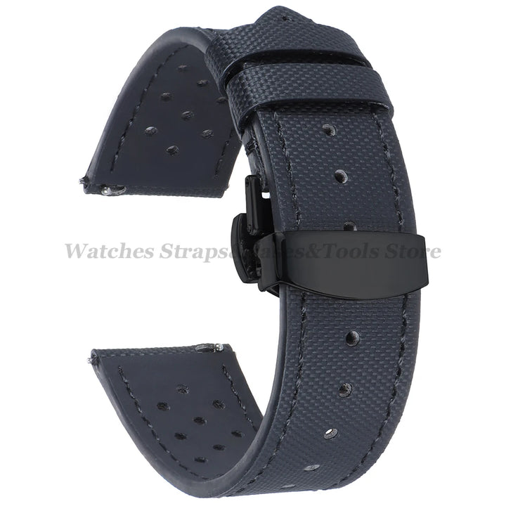 Sailcloth Nylon Watch Strap – 18-22mm