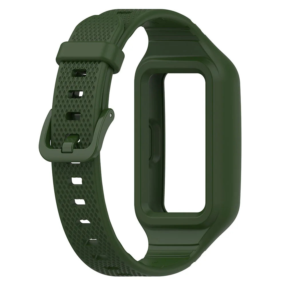 Integrated Silicone Strap & Case for Huawei Band 6-9 & Honor Band 6-7