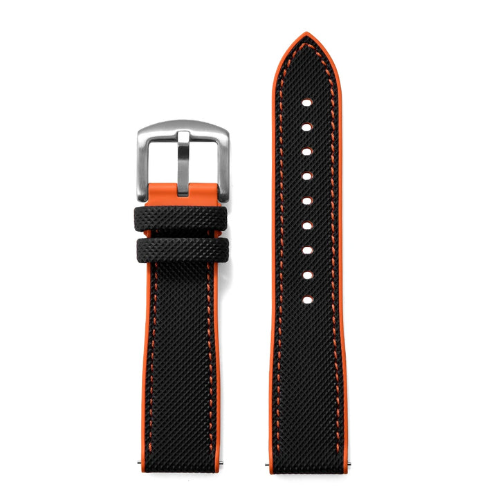 JUELONG For Longines Seiko Water Ghost Hamilton Series Nylon Rubber WatchStrap 18mm 20mm 22mm 24mm FKM Sailcloth Strap WristBand
