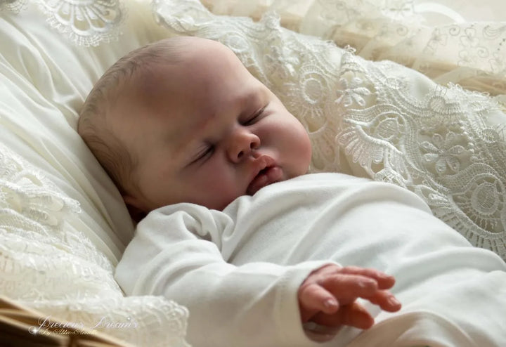 19″ Pickle Boy Reborn Toddler Doll – Lifelike Hand‑Painted Cloth Body