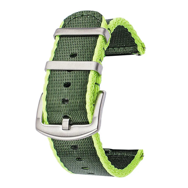 Nylon Strap Watch Band for Huawei Watch3 Pro GT2 Wristband for Samsung Galaxy Watch 4 Quick Release 18mm 20mm 22mm 24mm Strap