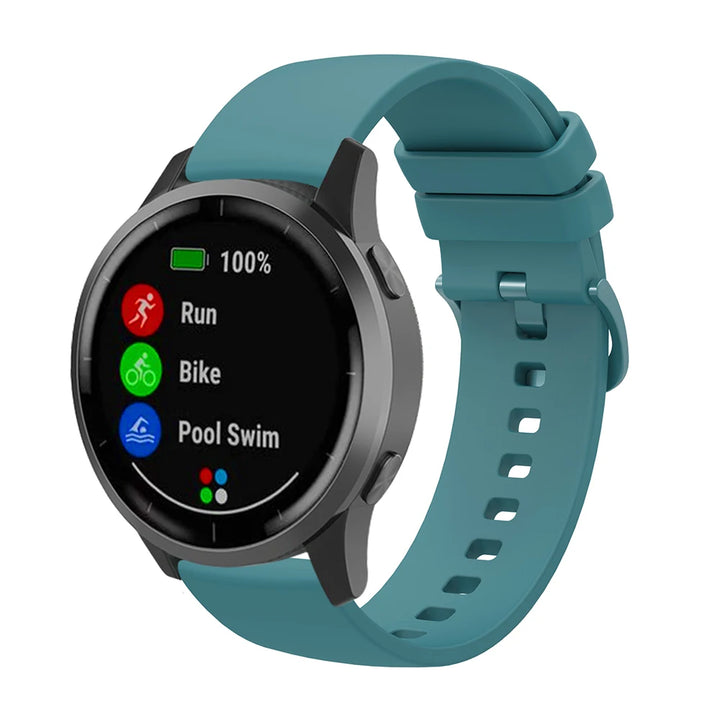 Silicone Watch Strap – 18/20/22mm for Garmin Vivoactive & Huawei GT Series