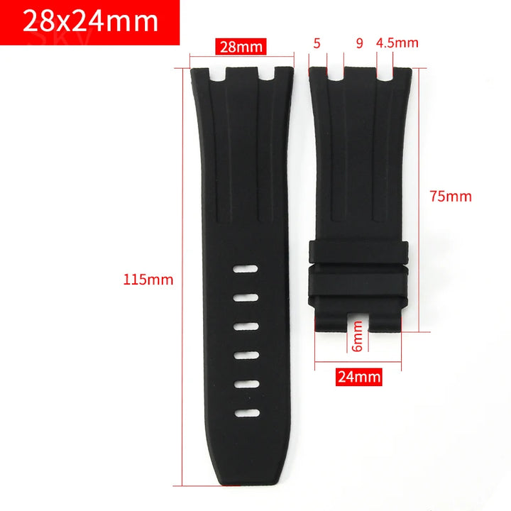 Audemars Piguet Royal Oak Offshore Rubber Watch Strap – 28mm, Silicone