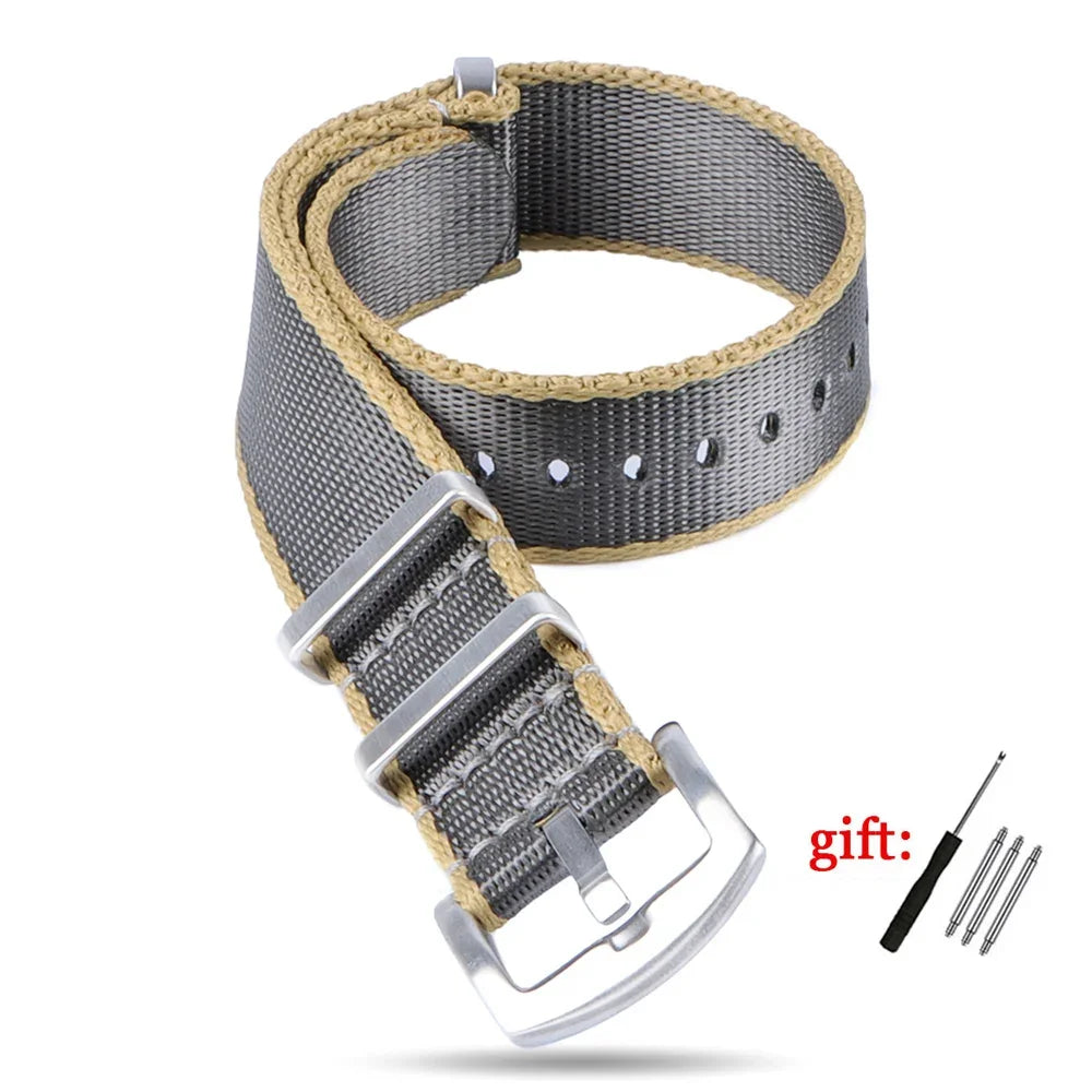 Nylon Military Watch Strap 18/20/22mm (Sport Band)