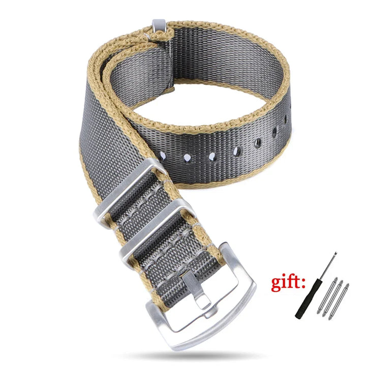 Nylon Military Watch Strap 18/20/22mm (Sport Band)