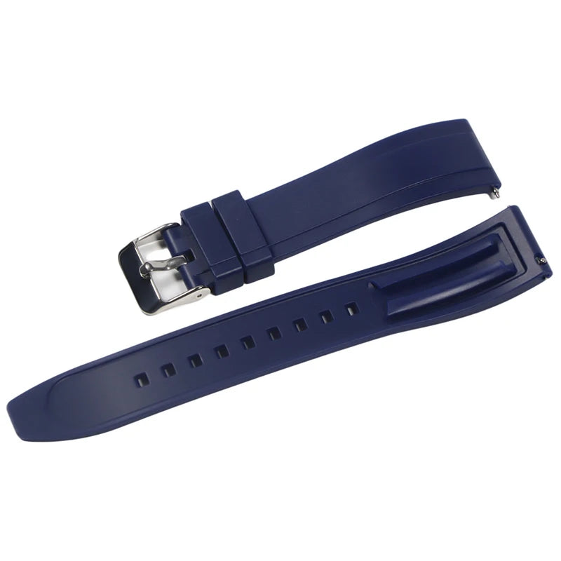 Premium Vulcanized Rubber Watch Strap – 20–24mm Quick Release