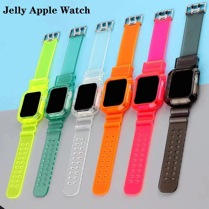 Silicone Watch Strap for Apple Watch (38–44mm)