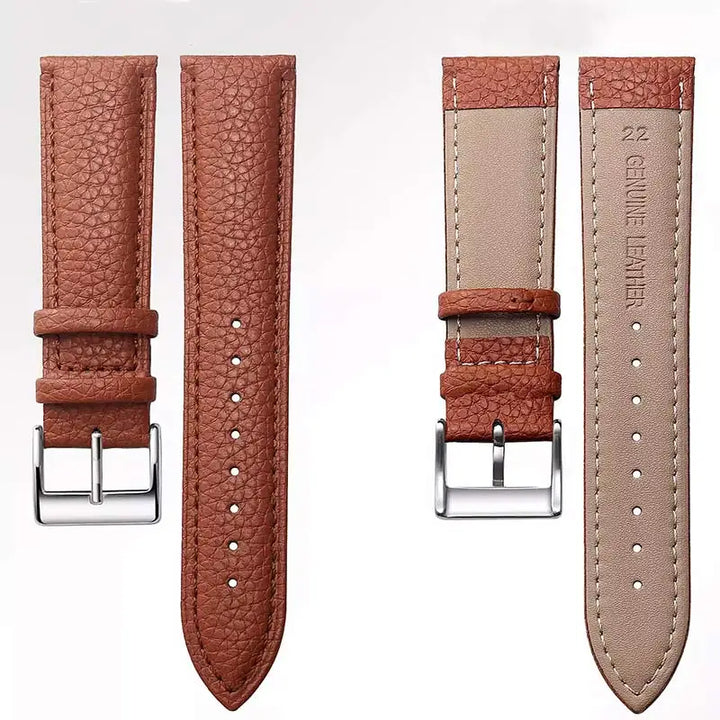 Genuine Leather Watch Band 18mm 20mm 22mm 24mm Watch Strap for Man Women High-quality Wrist Watchband + Tool