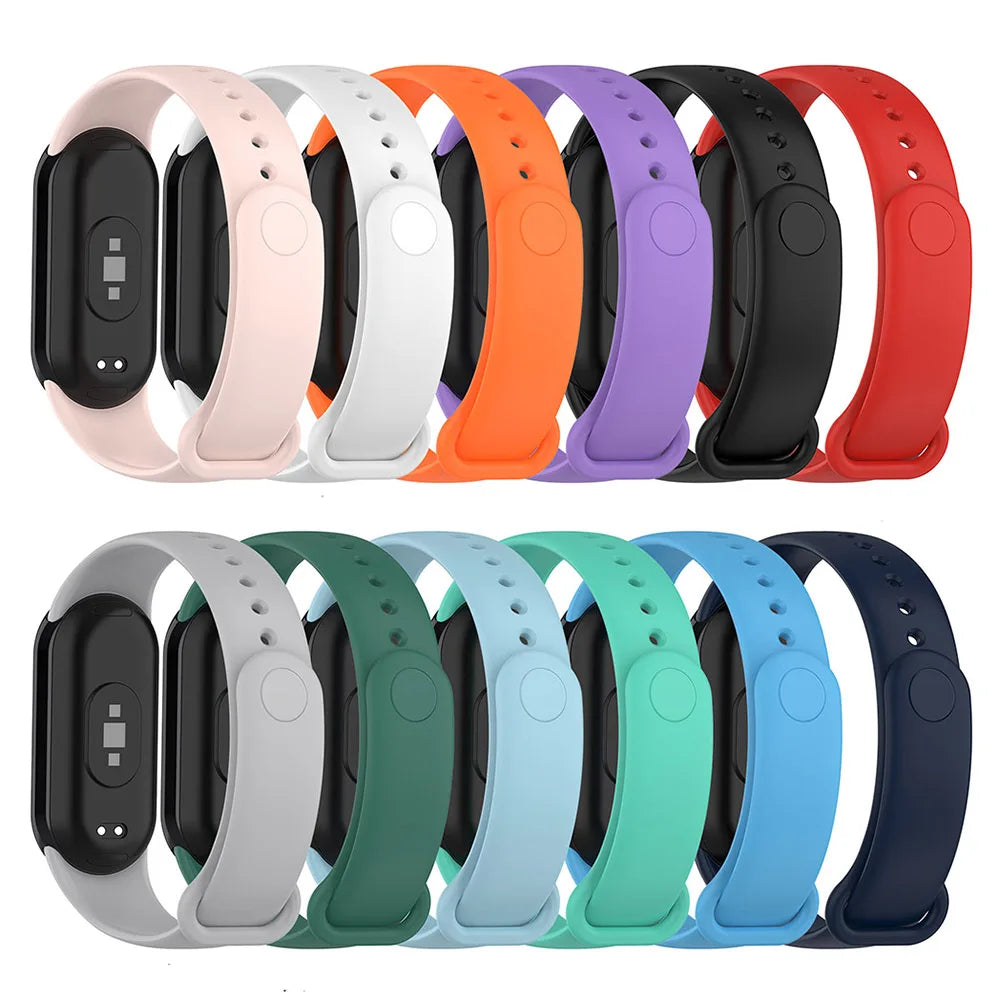 Silicone Wrist Strap for Xiaomi Mi Band 8-10