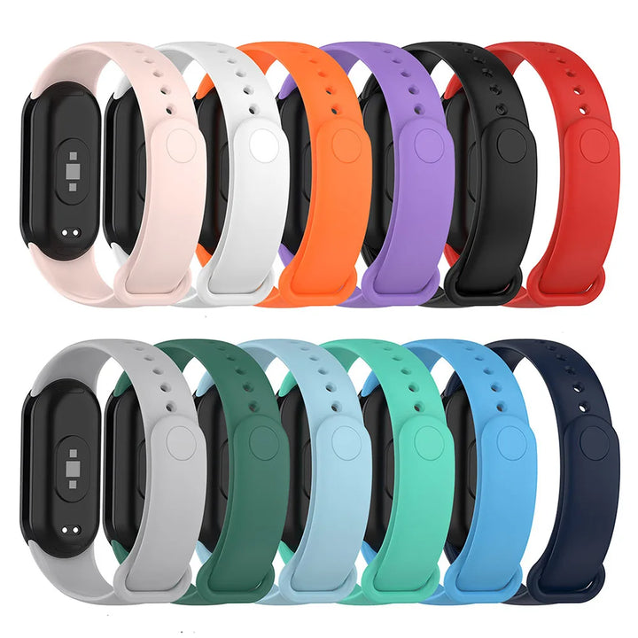 Silicone Wrist Strap for Xiaomi Mi Band 8-10