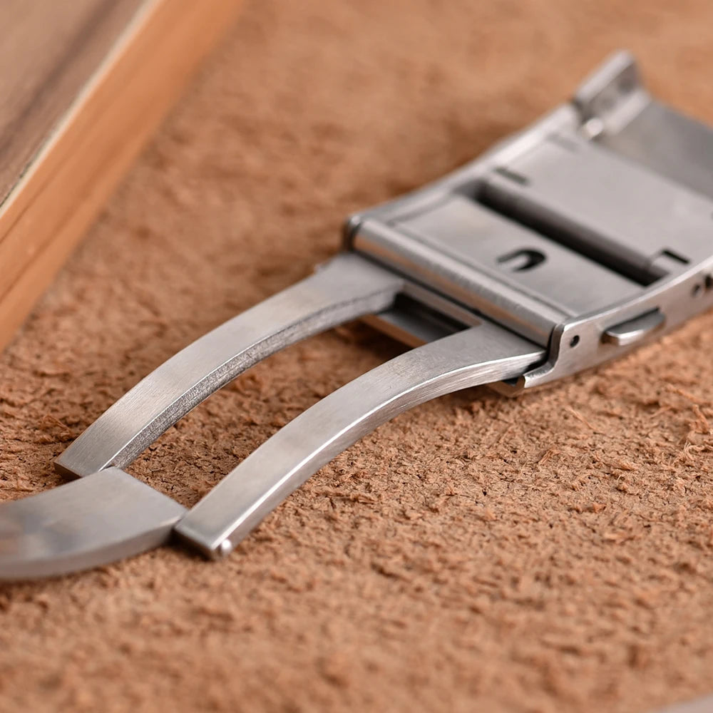 316L Stainless Steel Watch Buckle – 18-22mm Adjustable Double Push