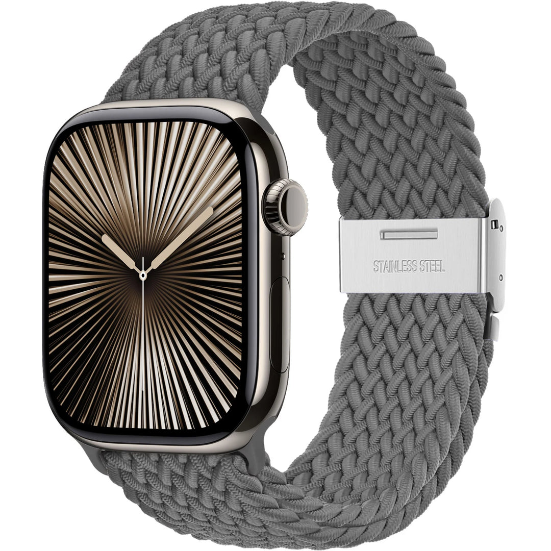Strap For Apple watch band 46mm 45mm 44mm 49mm 40mm 41mm 42mm Braided loop correa bracelet iWatch series 10 8 9 7 5 se 6 4 Ultra