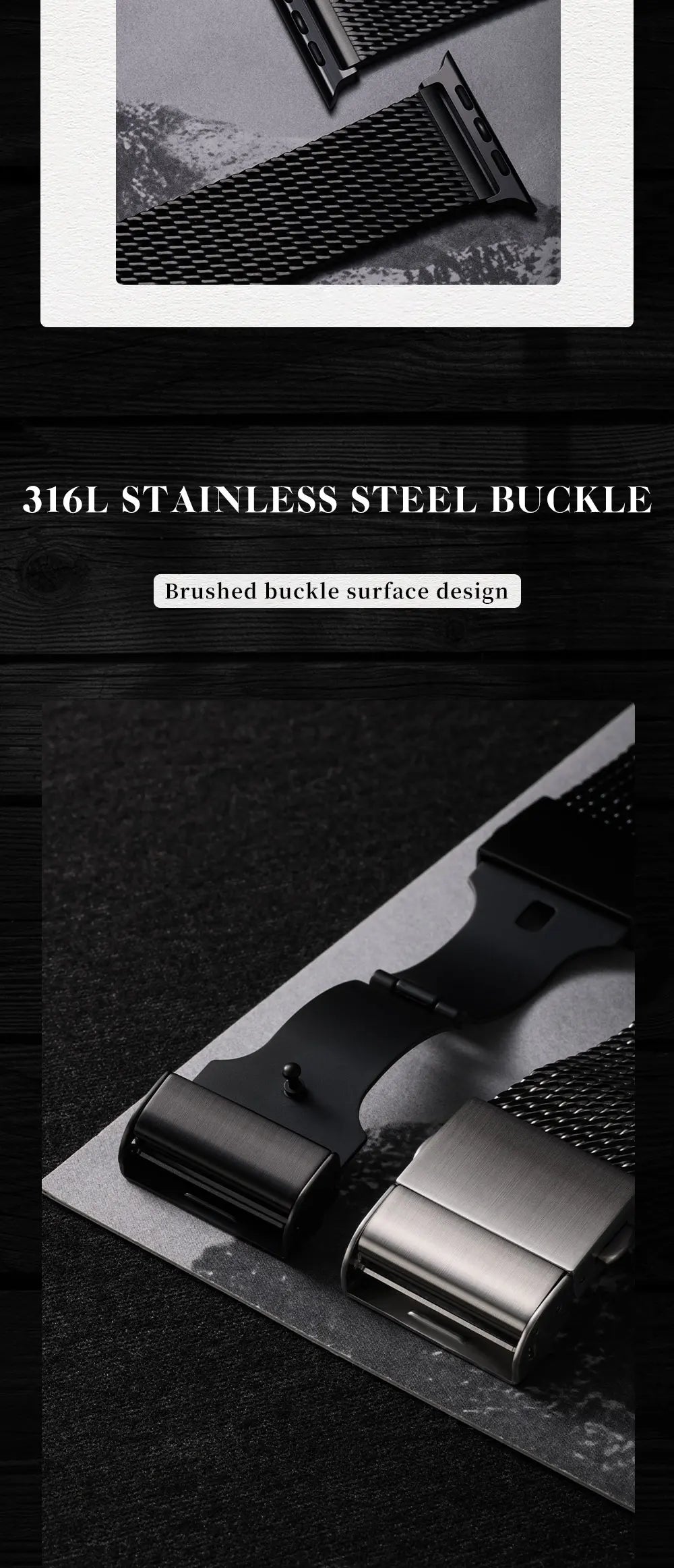 Top Stainless Steel Milanese Mesh Strap For Apple Watch Ultra 2 49mm Series 10 46mm 42mm 45mm 44mm Bracelet Apple Watch Band