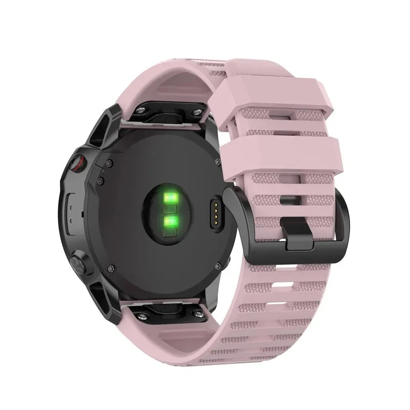 QuickFit Silicone Strap for Garmin Fenix & Epix (20-26mm)