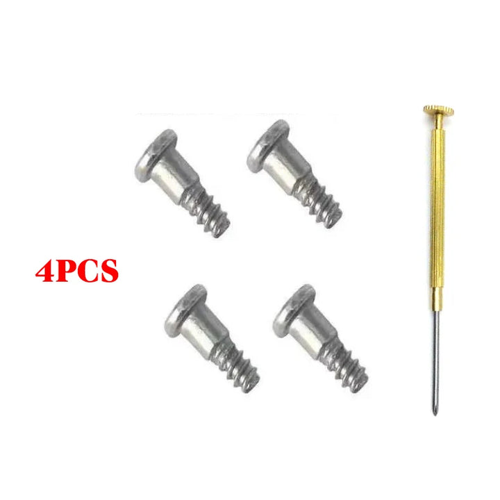 4pcs Stainless Steel Watch Case Screws for Casio DW & GA Series