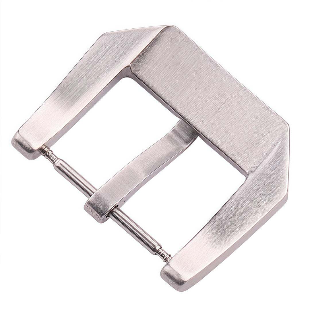 22mm Stainless Steel Watch Buckle – Brushed Silver