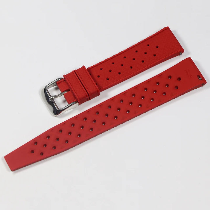 Tropical Rubber Quick-Release Watch Strap – 18–22mm