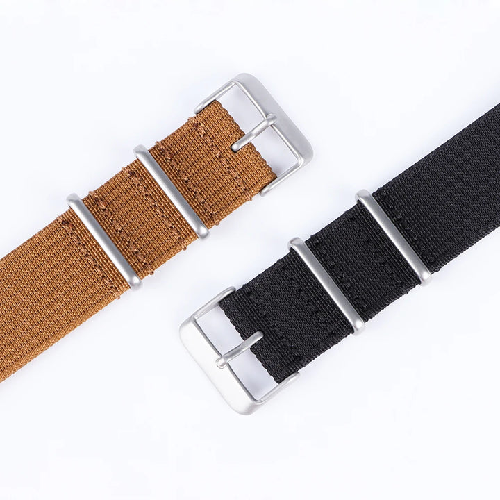 18mm 20mm 22mm High Quality Nylon Strap Military for Rolex Braid Ribbed Sport Bracelet for Samsung Galaxy Watch4/3/5 Watchband