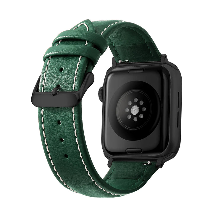 Genuine Leather Apple Watch Band 40–49mm for iWatch Series 3–8 & Ultra