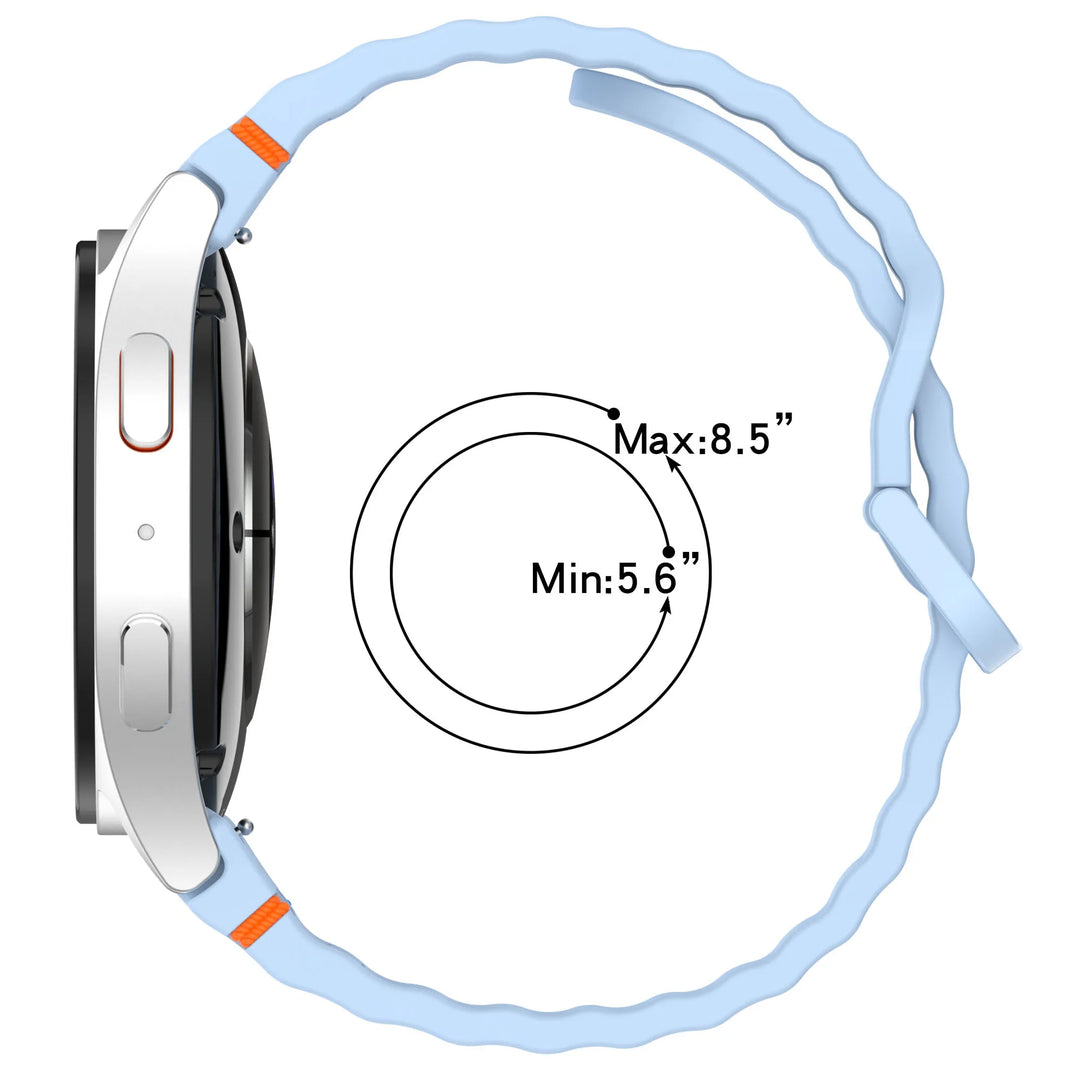 Silicone Watch Strap for Samsung Galaxy Watch – 40–47mm Sports Band
